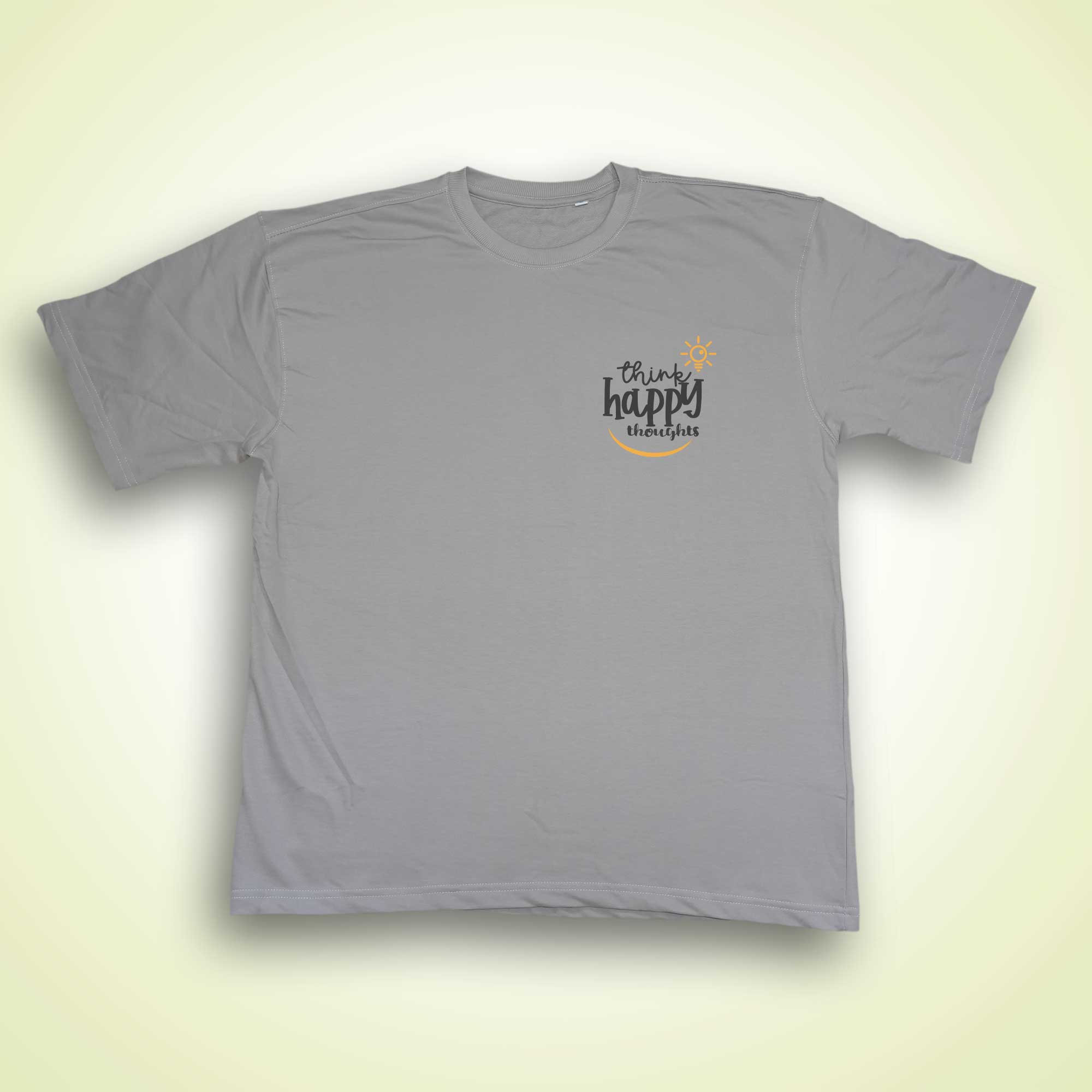 Oversized "Think Happy Thoughts" T-Shirt | Premium