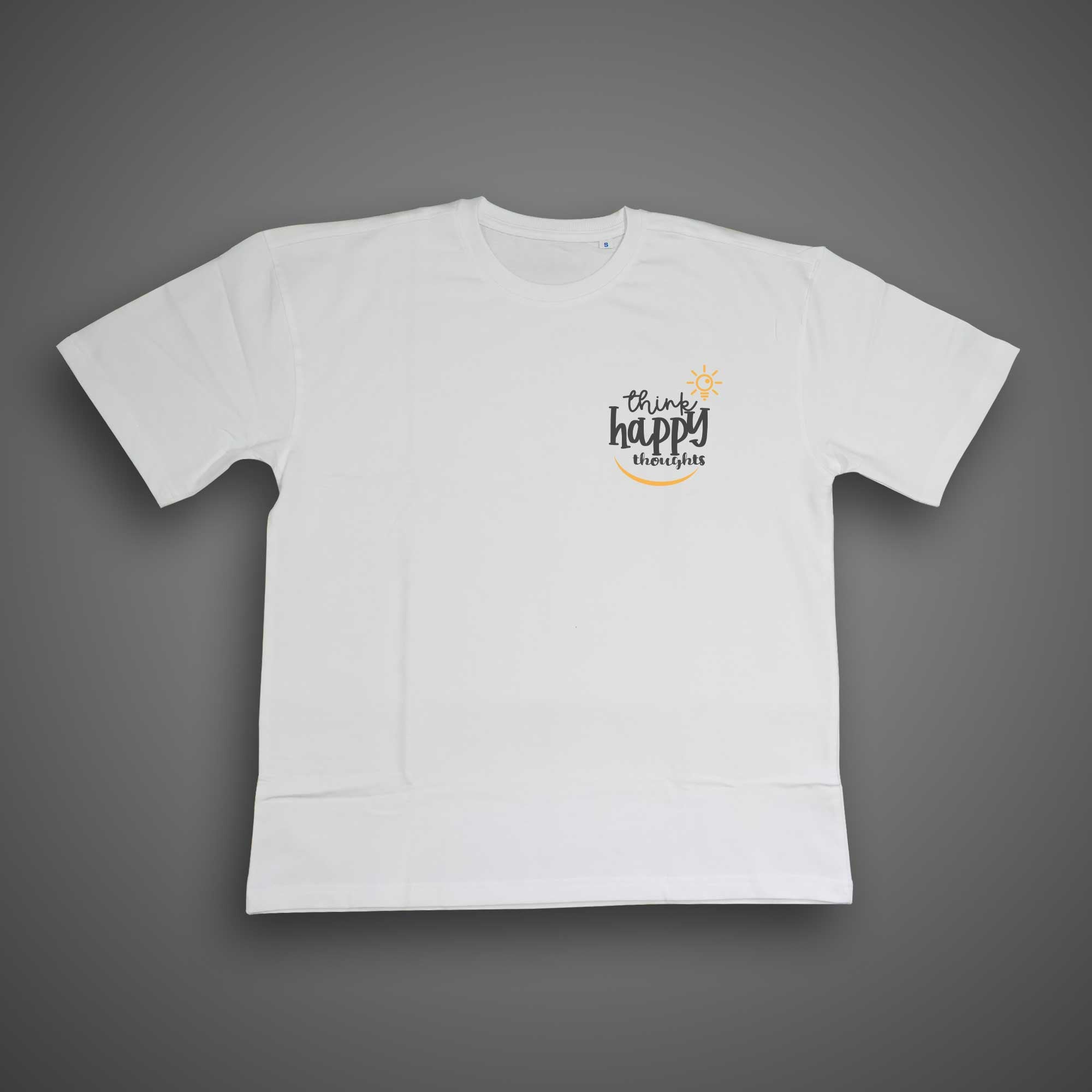 Oversized "Think Happy Thoughts" T-Shirt | Premium