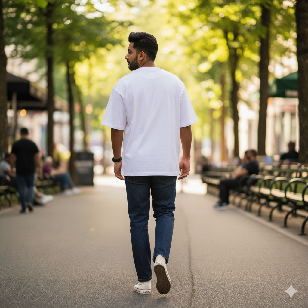 Premium Oversized White T-Shirt