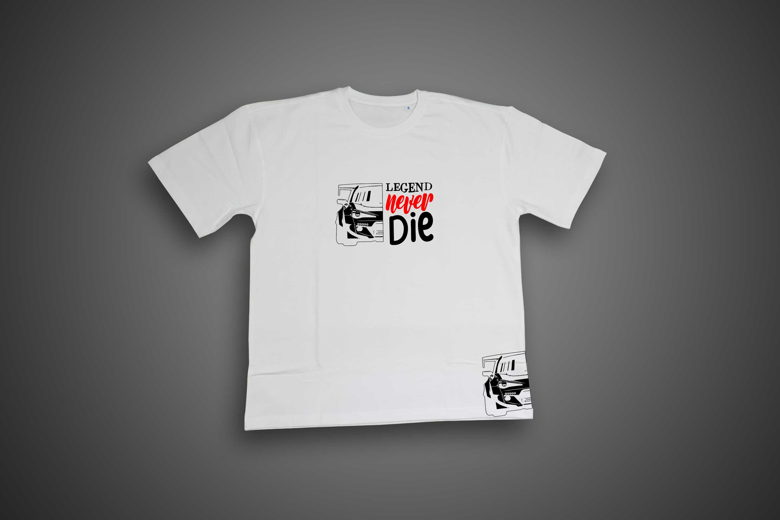 Legend Never Die Premium Oversized T-Shirt – Car Lovers Edition