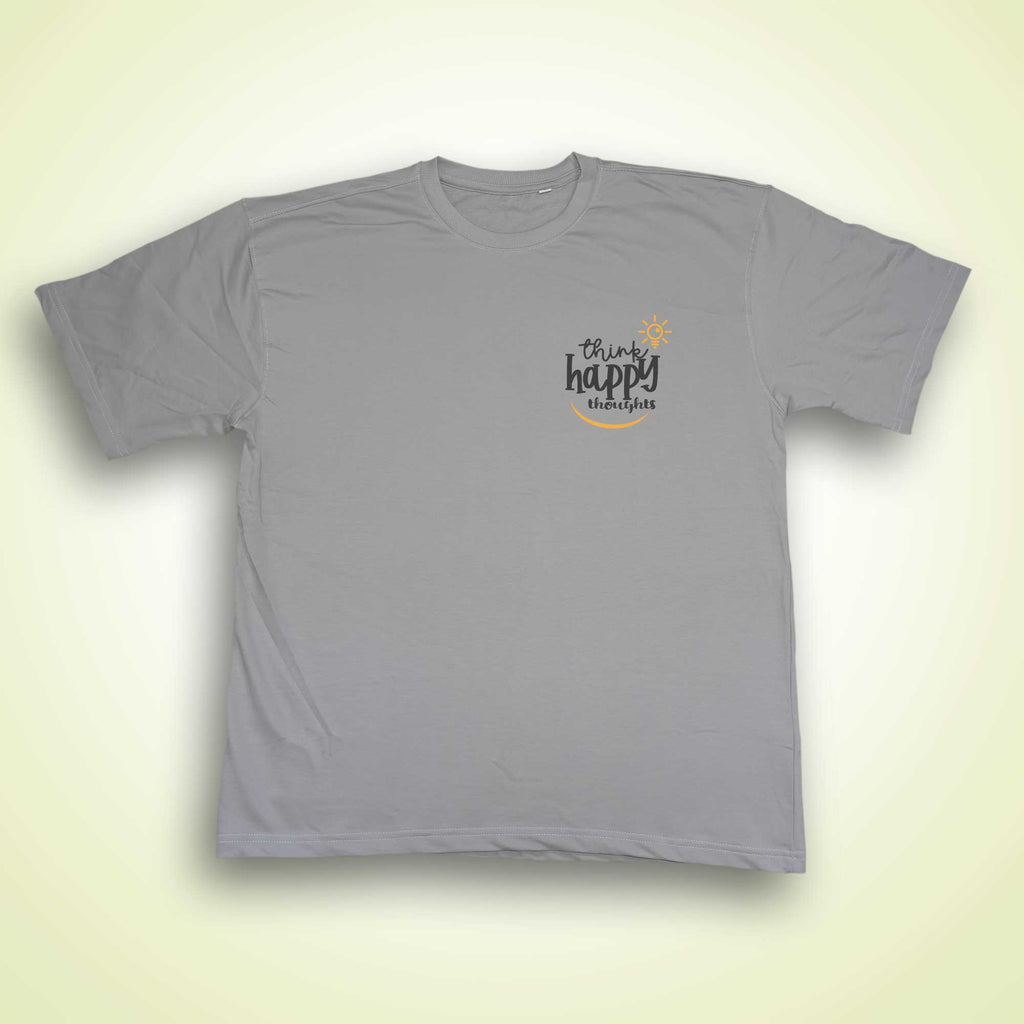 Oversized "Think Happy Thoughts" T-Shirt | Premium