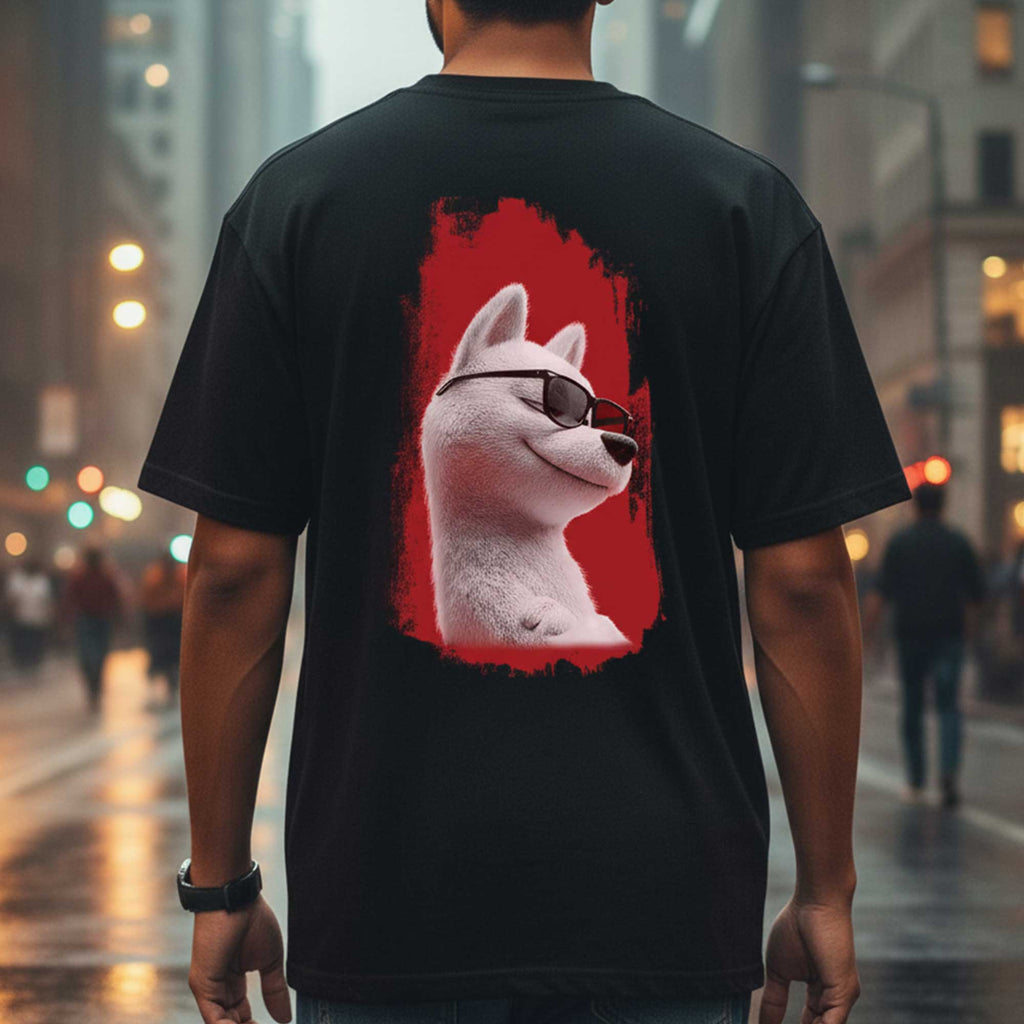 Cool Dog Oversized Premium T-Shirt – Black