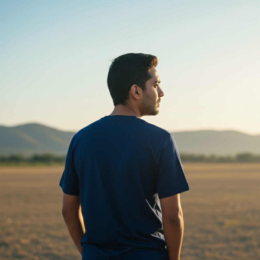 HOPE Inspire Premium Oversized T-Shirt – Navy Blue