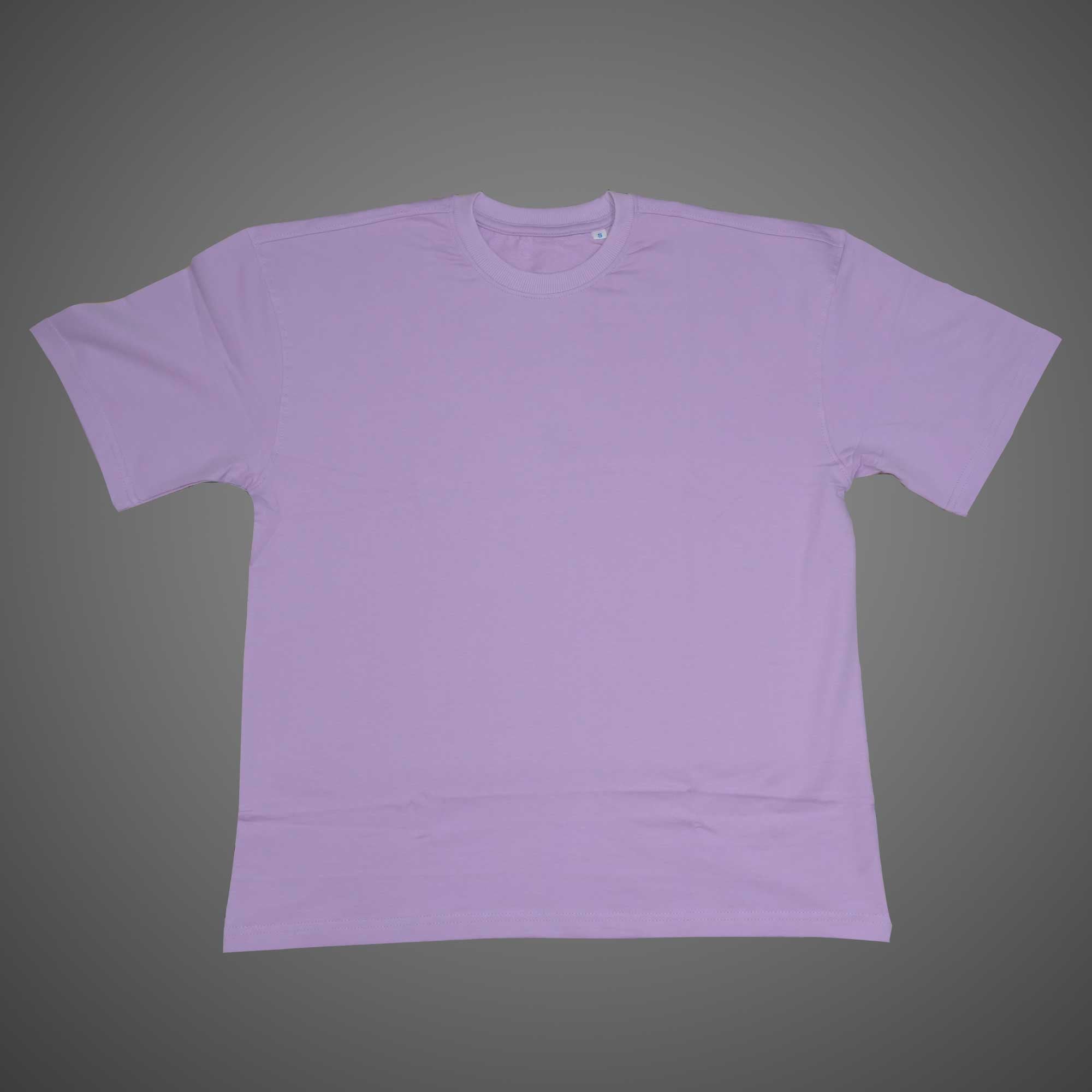 Lavender Oversized Premium Cotton T-Shirt