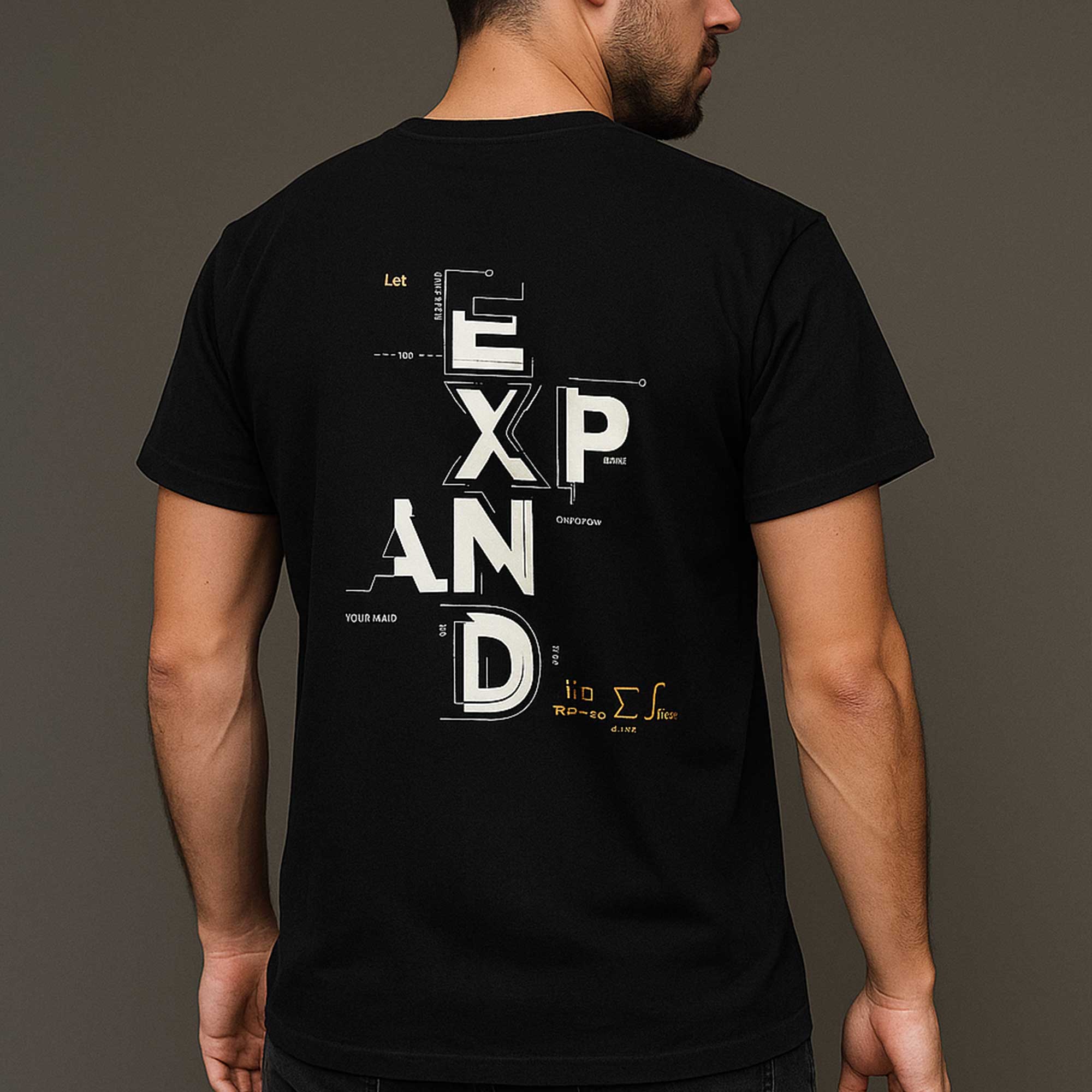 Expand, Premium Oversized T-Shirt – Black
