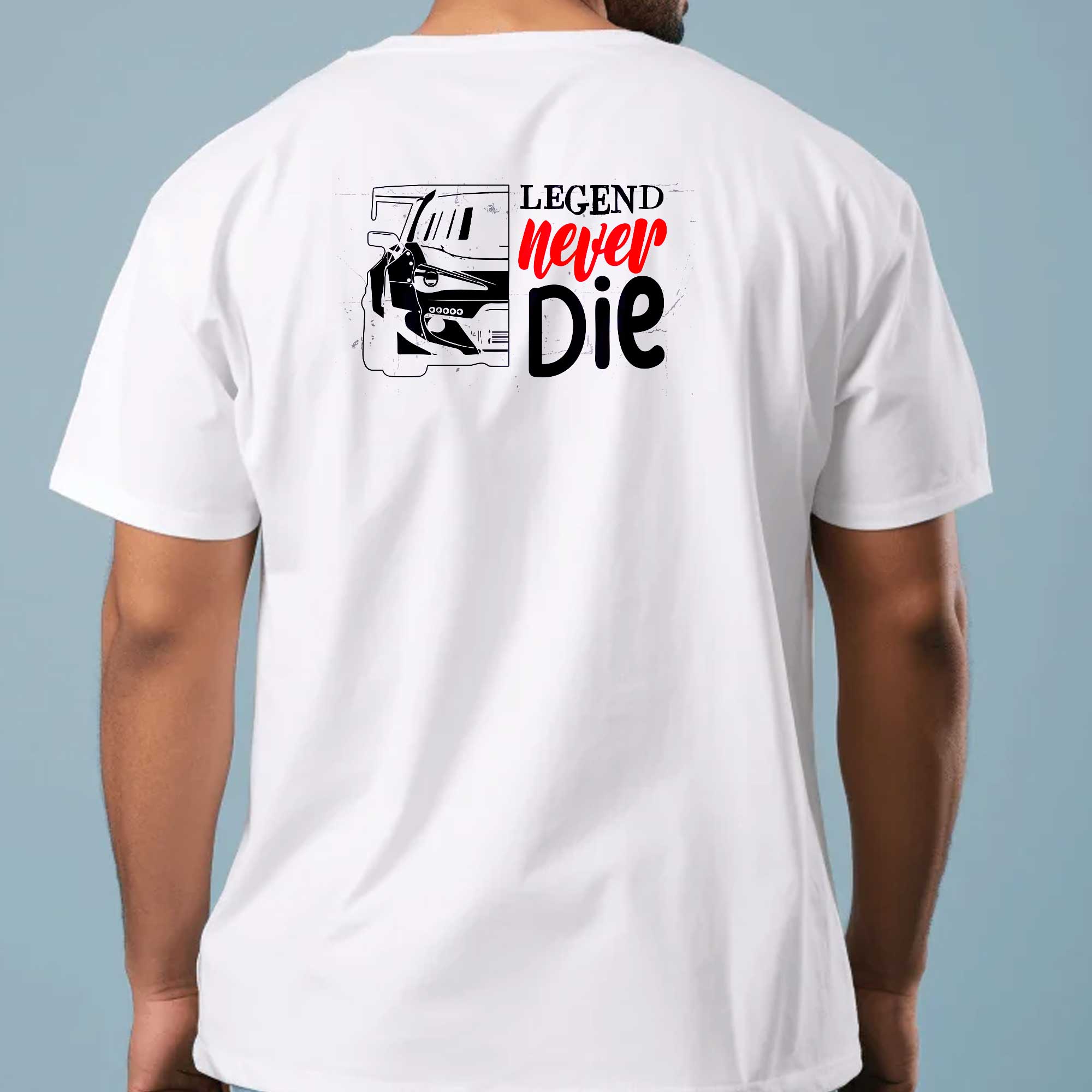 Born to Race Oversized Premium T-Shirt – White